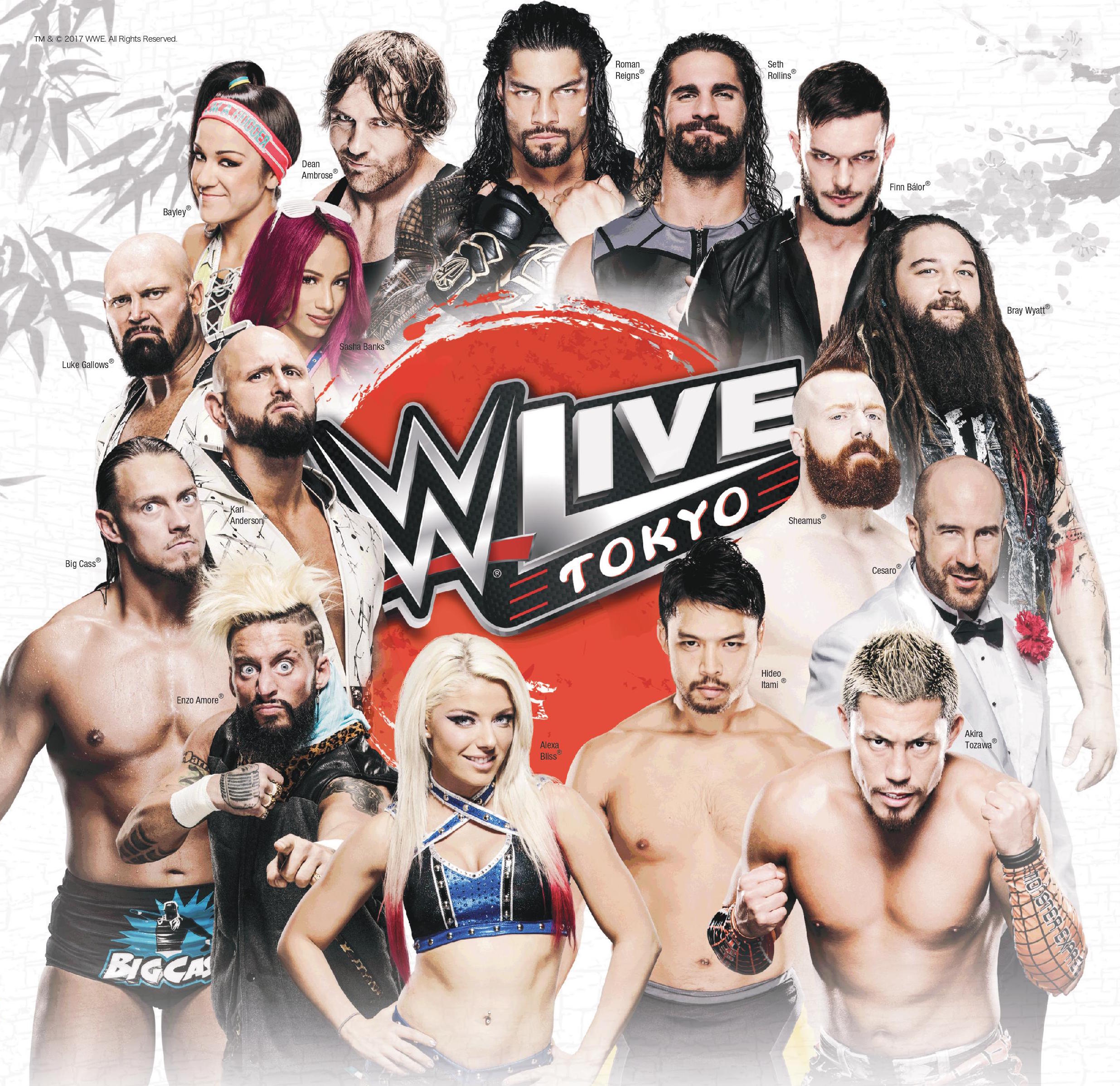 【WWE Live Tokyo】対戦カード発表！ヒデオ・イタミ、戸澤陽も​参戦決定！！