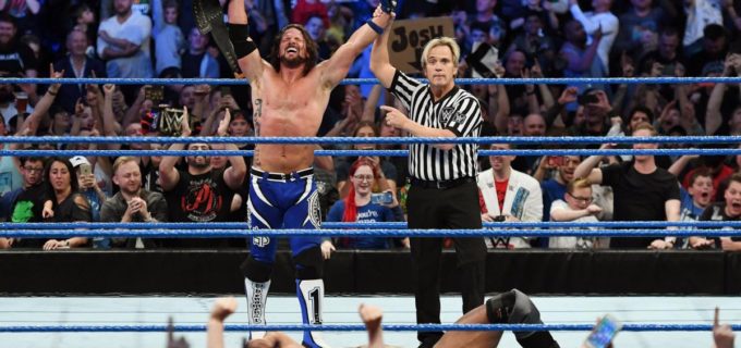 【WWE】AJスタイルズがマハルからW​WE王座を奪取！！11月19日 PPVで新WWE王者AJスタイルズがユニバーサル王者ブロック・レスナーと対戦することが決定！