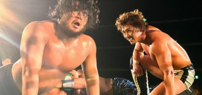 【プロレスリング・ノア】＜３度目の正直！ジ・アグレッションGHCタッグ戴冠！＞マサが試合を決めると、中嶋は安堵の表情を浮かべた！