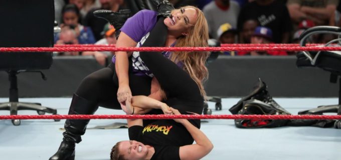 【WWE】ロンダ・ラウジー、王座戦を前に王者ナイア・ジャックスから腕十字でタップを奪う！