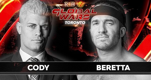 【新日本】現地時間11月11日・ROH『Global Wars』トロント大会にて、Codyとバレッタの“IWGP USヘビー級選手権試合”が決定！
