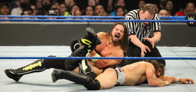 【WWE】WWE王者ブライアンがアリに不覚のピンフォール負け