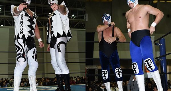 【新日本】＜1.16幕張大会＞「CMLLファミリータッグトーナメント2019」1回戦！ アトランティス親子vsサンソン＆クアトレロ！ アトランティスJr.が躍動感あふれるファイトを展開！