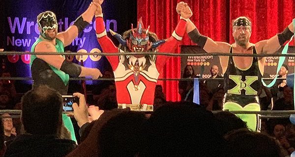 【新日本】場内大熱狂！ 獣神サンダー・ライガーがX PAC、ハリケーンと“夢トリオ”を結成!! ＜4.4『WrestleCon Supershow』結果＞