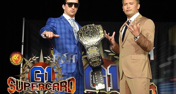 【新日本】「MSG大会が成功するには、ボクが勝たないと」 『NJC』覇者・オカダがIWGPヘビー級王座“奪還”を宣言！  ROH世界戦へ向け、3選手が挑発合戦！＜4.5調印式2＞