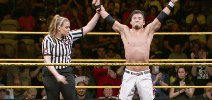 【WWE】KUSHIDA、サブミッション戦勝利でグラックを返り討ち