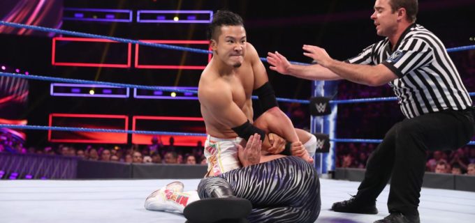 【WWE】205 Live電撃出場のKUSHIDAがタッグ戦で戸澤に勝利！