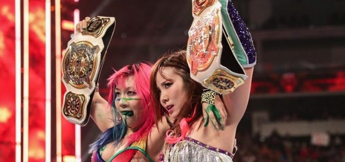 【WWE】アスカが毒霧噴射！カブキ・ウォリアーズが悲願のWWE女子タッグ王座を戴冠！