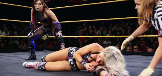 【WWE】紫雷イオが因縁のキャンディス撃破もリアと一触即発