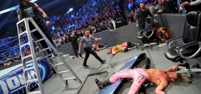 【WWE】レインズがコービン＆ジグラーに報復のスーパーマンパンチ
