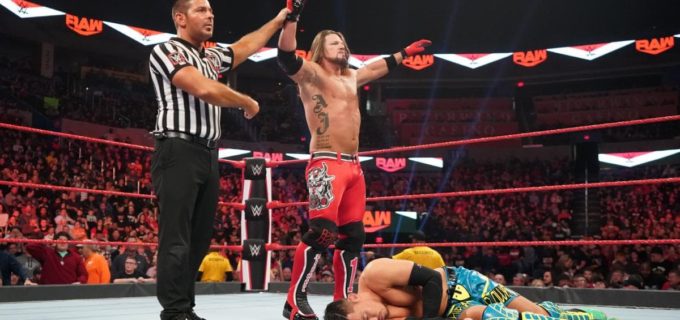 【WWE】AJスタイルズが戸澤をRKO葬！因縁のオートンを挑発！