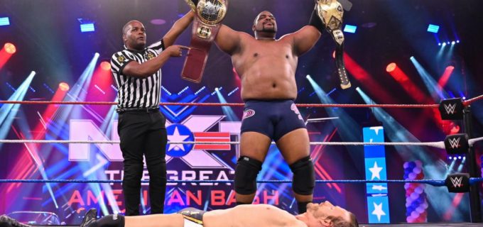 【WWE】NXT北米王者リーがNXT王者コールを破って史上初の2冠を達成