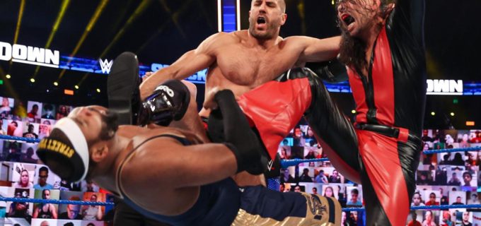 【WWE】中邑＆セザーロがタッグ王者を追い詰めるも８人タッグ戦で無念の敗戦