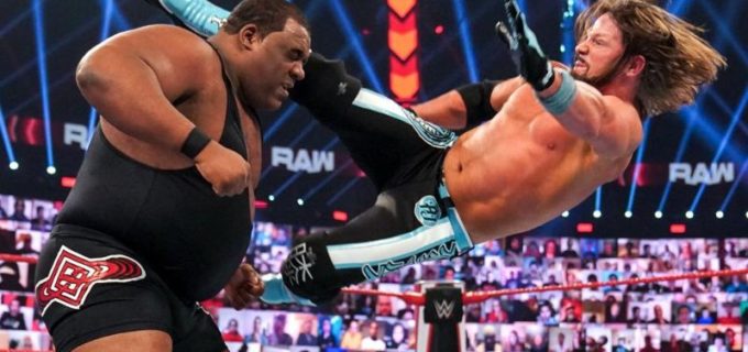 【WWE】三つ巴戦を制したAJスタイルズと王者マッキンタイアのWWE王座戦がPPV「TLC」で決定