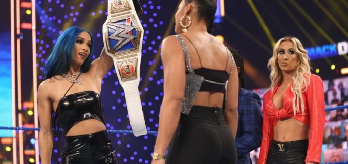 【WWE】SD女子王者サーシャが「私を選んだら王座は手に入らないわよ」と女子RR覇者ビアンカに忠告
