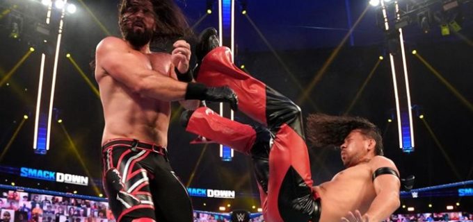 【WWE】セザーロが中邑を救出してロリンズとのWM戦を受諾