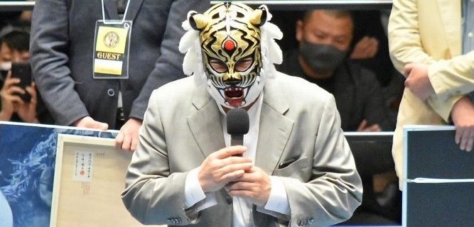 【ストロングスタイルプロレス】初代タイガーマスクがリングに登場！「この闘いを日本から世界に広げて、最高のプロレスを作っていきたい」