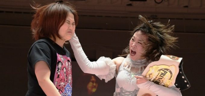 【東京女子】プリプリ王者・辰巳リカが伊藤麻希を退け、5･4後楽園での次期挑戦者に山下実優を指名！「絶対王者になる。そのためには最強の相手と闘って勝っていかなきゃいけない」
