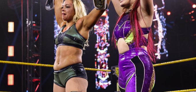 【WWE】紫雷イオ＆ゾーイ・スタークが不仲ながらもNXT女子タッグ王座初防衛に成功