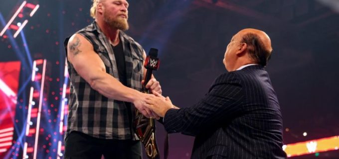 【WWE】新WWE王者レスナーと“筋肉魔人”ラシュリーのWWE王座戦が「ロイヤルランブル」で決定