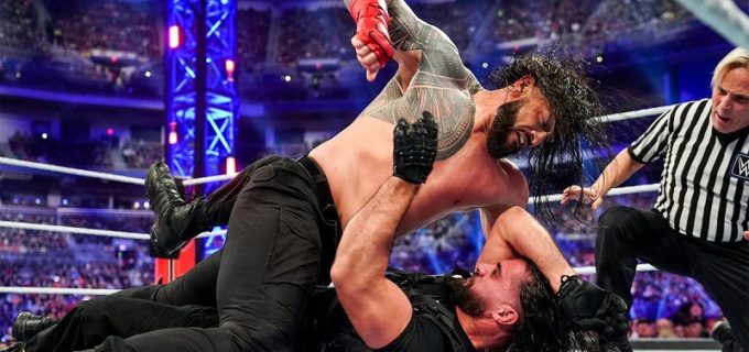 【WWE】 レインズが“元盟友”ロリンズのロープエスケイプを無視して反則裁定