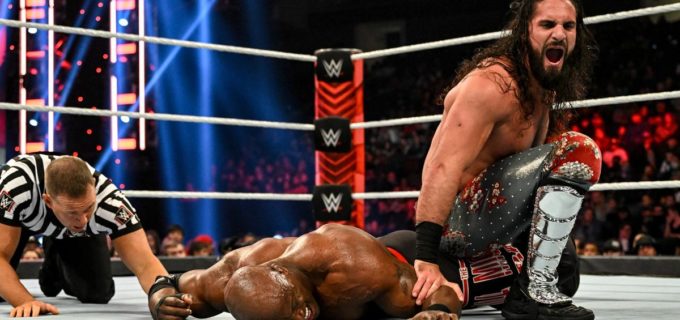 【WWE】ラシュリーとロリンズが次期王者挑戦者対決もダブル襲撃されて大荒れ