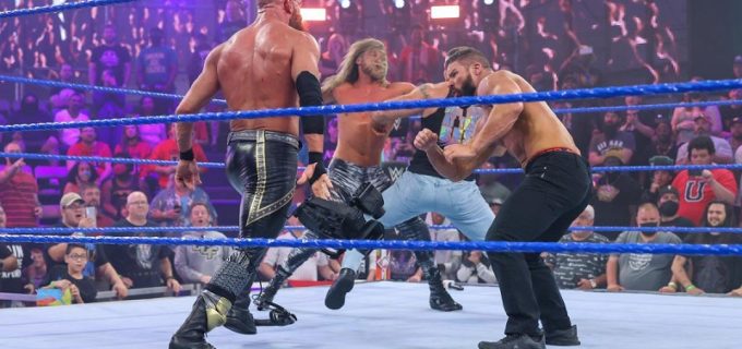 【WWE】ジグラーがルードの介入でNXT王者挑戦権を奪取！王者ブレイカー＆チャンパと大乱闘