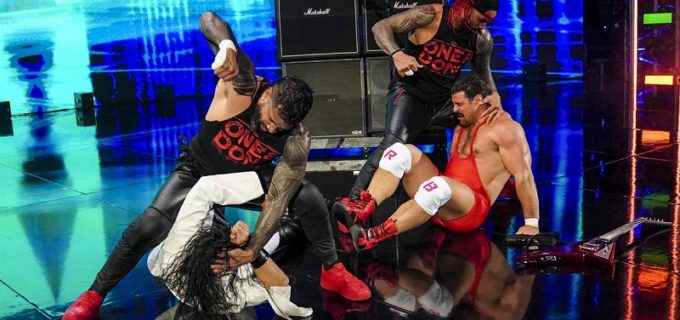 【WWE】中邑＆ブーグスがウーソズの襲撃で撃沈！レインズは「レスナーをぶっ飛ばす」と総取りを宣言