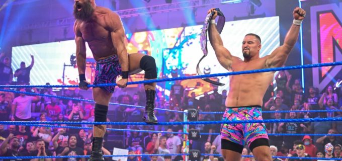 【WWE】王者ブレイカー&チャンパがジグラー&ルードを前哨戦で撃破！次週、NXT王座トリプルスレット戦へ