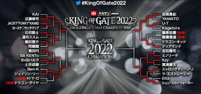 【ドラゴンゲート】ついにベスト4決定！『KING OF GATE 2022』6.2後楽園でジェイソンvs近藤、吉岡vsシュンが準決勝で激突!!