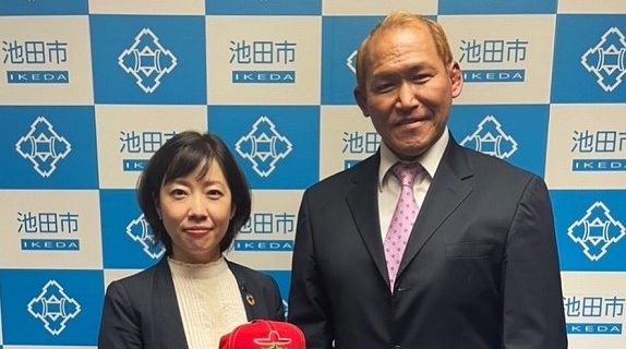 OKUMURAが地元・大阪府池田市スポーツ親善大使に再任