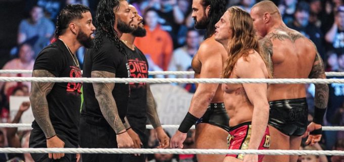 【WWE】マッキンタイアが王者レインズをクレイモア葬！「WMバックラッシュ」を前に乱闘を制す