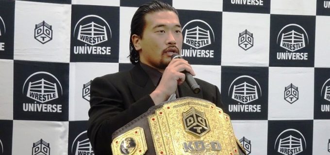 【DDT】死闘から一夜明けたKO-D無差別級王者・樋口和貞「竹下幸之介に勝ったので堂々とDDTのチャンピオンとして歩んでいきたい。坂口征夫を倒したい」