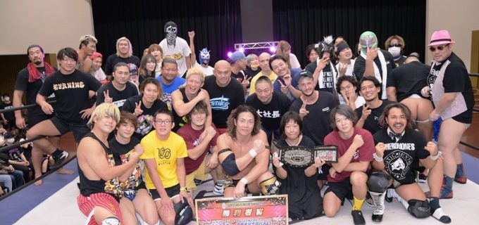 【DDT】竹下幸之介が地元の大阪・西成での10周年記念興行で2連勝！「11年目以降は本気で世界を取りに行きます」