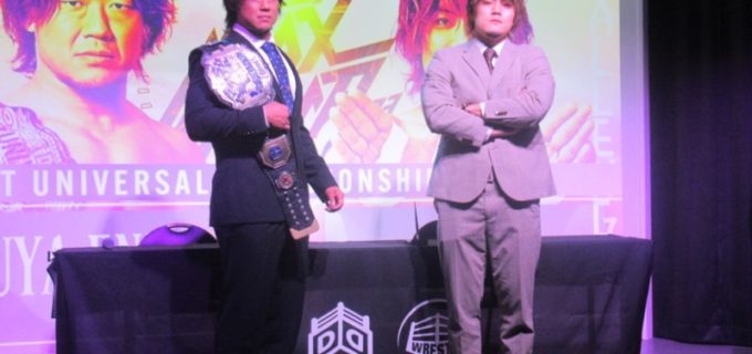 【DDT】5・3横浜武道館でのUNIVERSAL王座戦に向け、王者・遠藤哲哉と挑戦者・MAOが持論を展開！