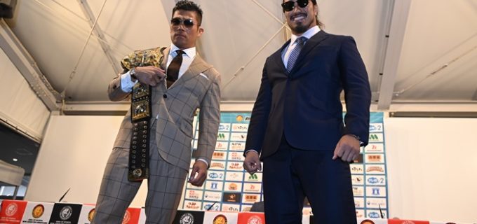 【新日本】辻が公開調印式で宣戦布告「いままでの常識をぶち壊す」対するSANADA「一方的に終わらせます」