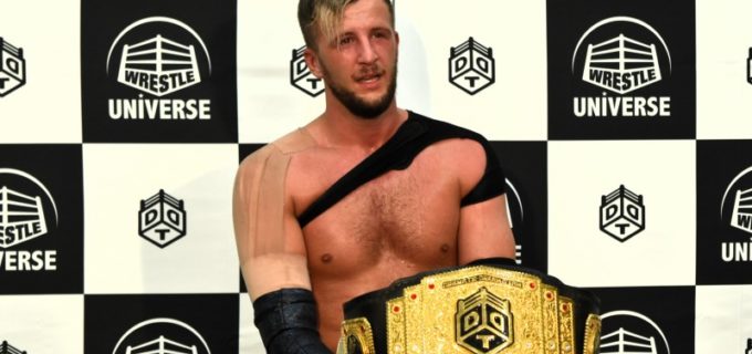 【DDT】クリス・ブルックスが右肩の違和感により欠場、9.30京都大会のKO-D6人タッグ王座戦カード変更