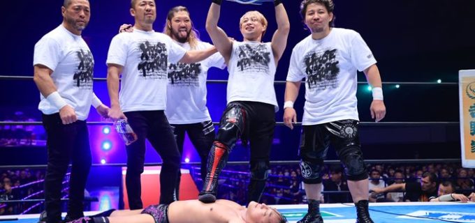【新日本】『KOPW2023』争奪戦で欠場中の金丸がタイチを襲撃！SHOが新保持者になり、金丸は衝撃の「H.O.T」入り！！