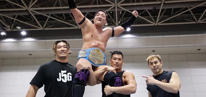 【新日本】タイチが金丸のレフェリングに苦戦するもSHOからKOPW王座奪還に成功！