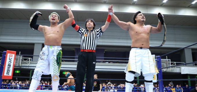 【新日本】『WTL』後藤&YOSHI-HASHIが辻&サンドカンを撃破！「IWGPタッグチャンピオンは優勝することができない、そんなジンクスを必ず打ち破ります」