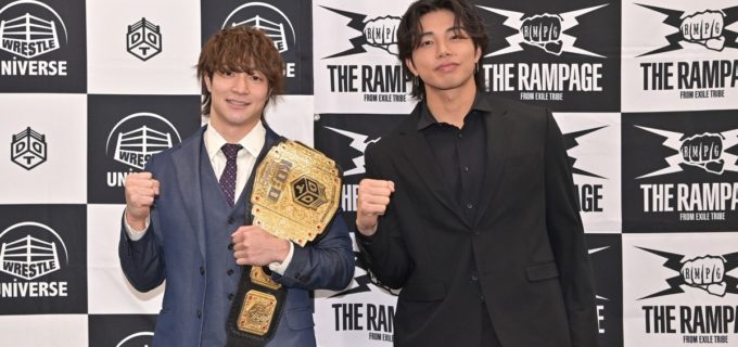【DDT】THE RAMPAGE武知海青が2・25後楽園でのプロレスデビュー戦に向け意気込み！「上野選手とタッグを組んで、若い世代でプロレスを盛り上げていけたら」