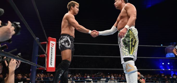 【新日本】『NJC』YOSHI-HASHIに敗れたKENTAが握手に応じるも「アイツが正真正銘、唯一無二のブスだ」