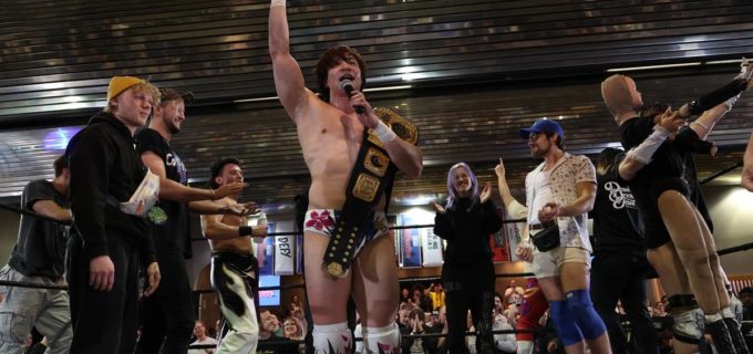 【DDT】米国大会メインでKO-D無差別級王者・上野勇希が実力者マイク・ベイリーを下し、日本でのタイトル戦を熱望